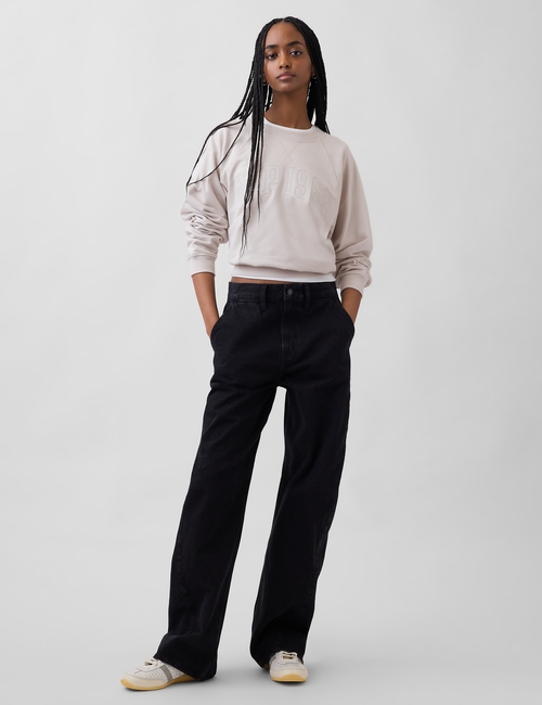 French Terry Raglan Logo Sweatshirt