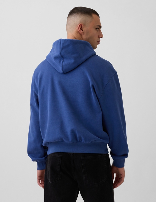 VintageSoft Oversized Logo Hoodie