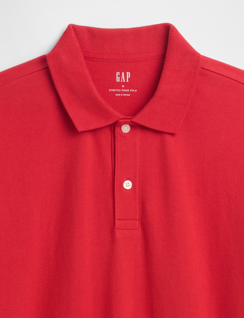 Stretch Pique Polo Shirt