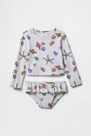 Baby & Toddler Rash Guard Swim Two-Piece