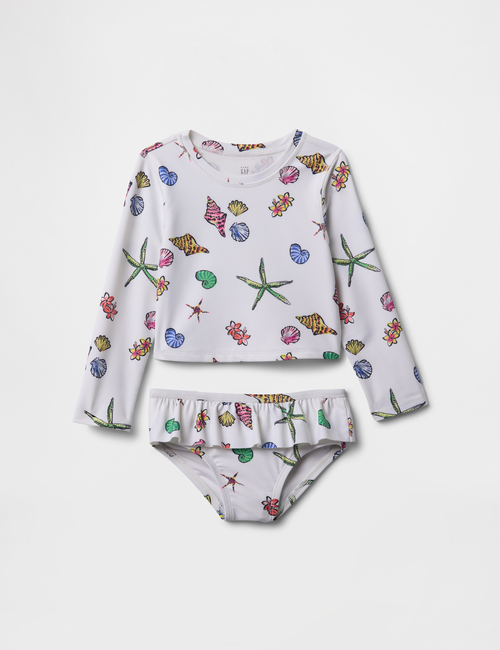 Baby & Toddler Rash Guard Swim Two-Piece