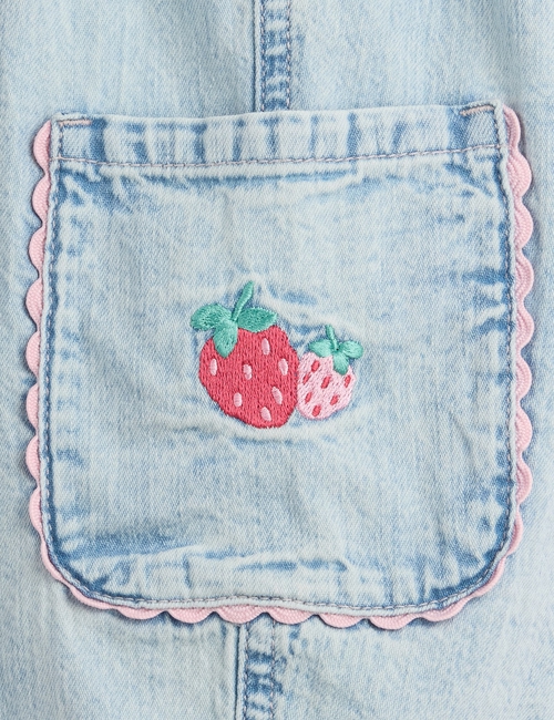 Baby & Toddler Pull-On Strawberry Cargo Barrel Jeans