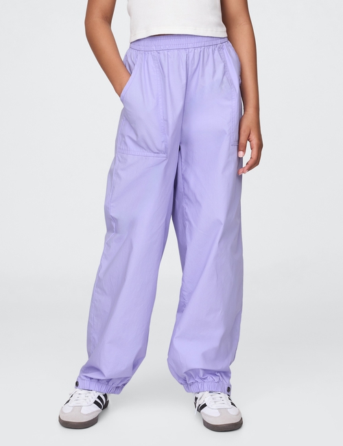 Kids Poplin Baggy Joggers