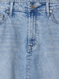 Denim Midi Pencil Skirt