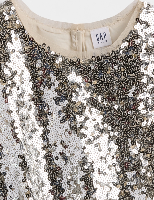 Kids Sequin Bubble Top