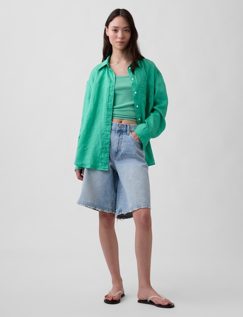 100% Linen Oversized Shirt