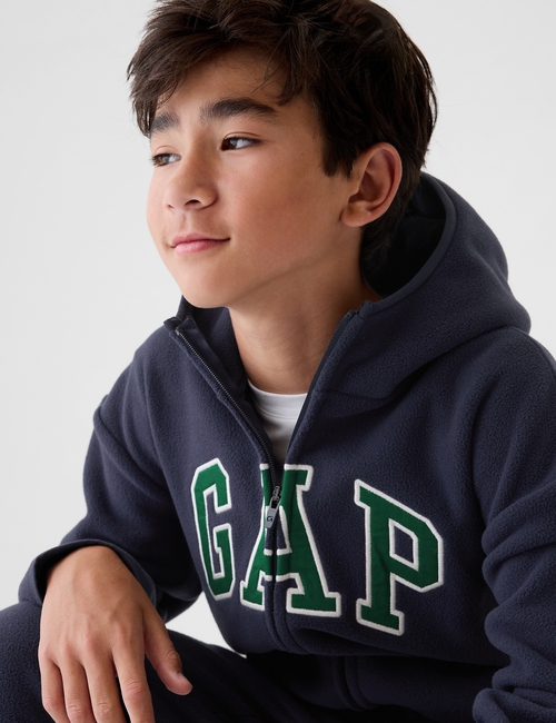 Kids Logo Zip Hoodie