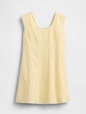 SCOOP NK LINEN DRS