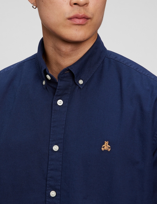 Brannan Bear Oxford Shirt in Untucked Fit
