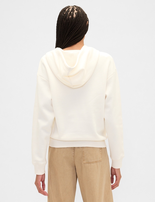 Relaxed Gap Logo Zip Hoodie