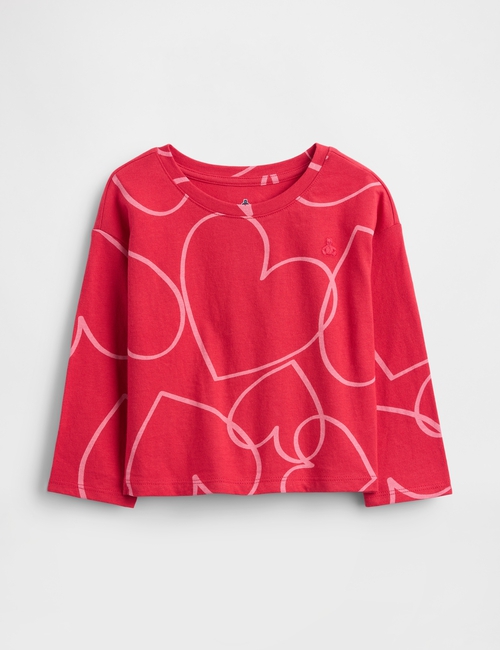 BF LS RELAXED PRINTED TEE