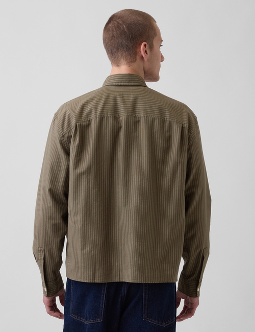 Relaxed Straight-Hem Oxford Shirt