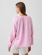 Oversized Gauze Top