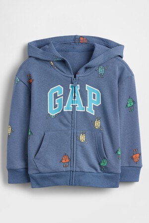 babyGap Relaxed Logo French Terry Zip Hoodie