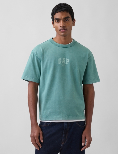 Heavyweight Relaxed 1969 Logo Crop T-shirt