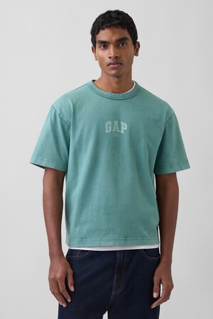 Heavyweight Relaxed 1969 Logo Crop T-shirt