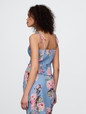 Linen-Blend Tie-Strap Cami