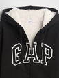 Relaxed Gap Logo Sherpa-Lined Zip Hoodie