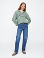 Relaxed Gap Logo Zip Hoodie