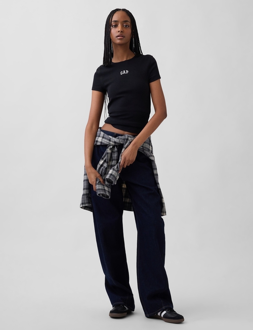 Modern Rib Gap Logo T-Shirt