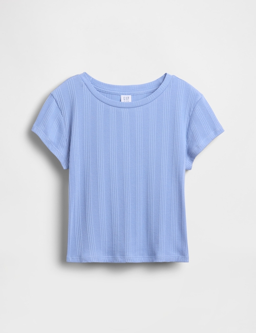 Kids Variegated Rib Fitted T-Shirt