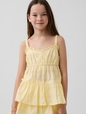 Kids Tiered Eyelet Tank Top