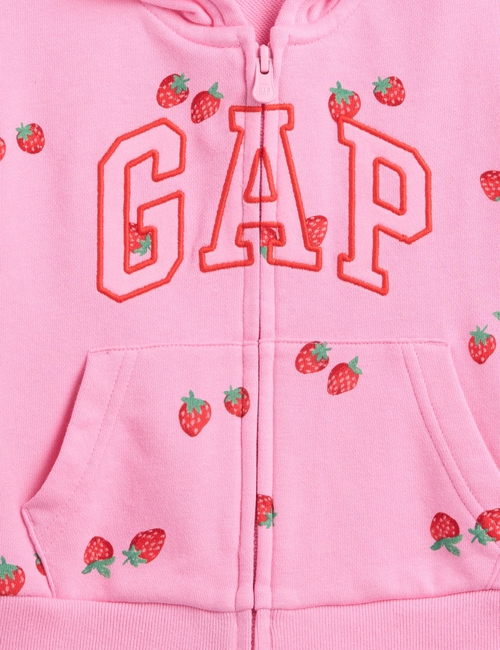 babyGap Relaxed Logo French Terry Zip Hoodie