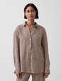 100% Linen Oversized Shirt