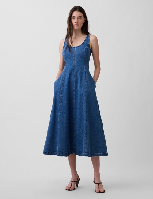 SL SCOOP NK MAXI DRESS - MED LORE