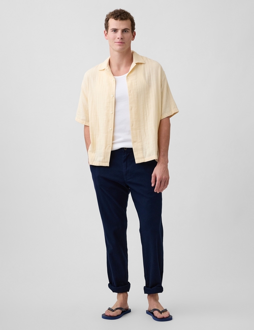 Boxy Gauze Vacay Shirt