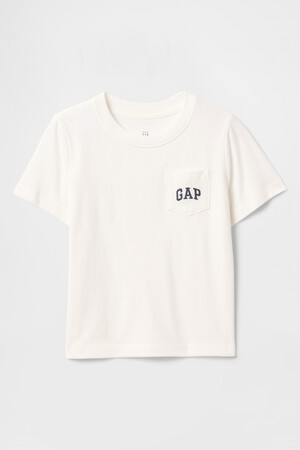 تي شيرت بجيب وشعار جاب للأطفال الرضع والأطفال بسن المشي