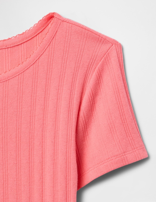 Kids Pointelle T-Shirt