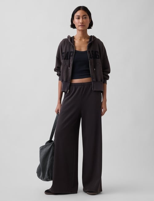 French Terry Oversized 1969 Logo Zip Hoodie