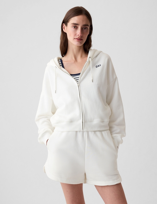 Vintage Soft Cropped Hoodie