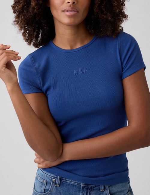 Modern Rib Gap Logo T-Shirt