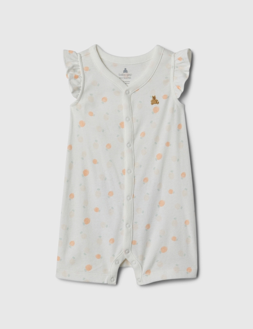 Baby Flutter Sleeve Brannan Bear Romper