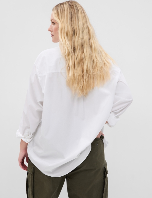Organic Cotton Poplin Big Shirt