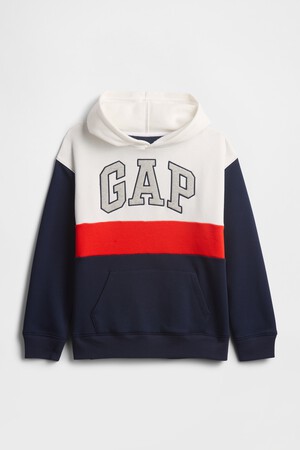 Kids Relaxed Gap Logo Colorblock Hoodie