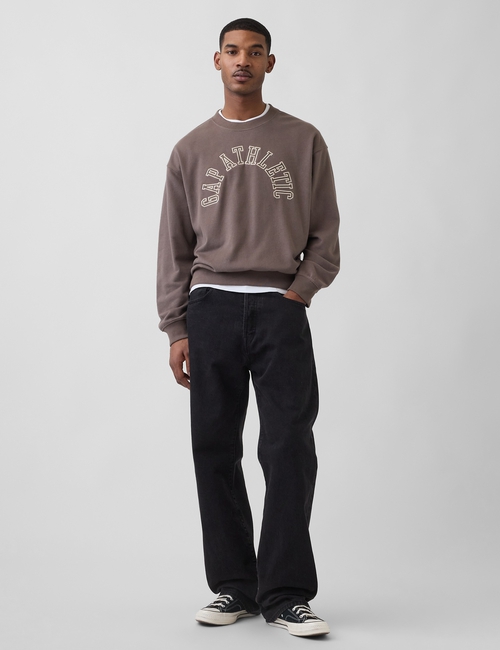 VintageSoft Terry Oversized Gap Athletic Sweatshirt