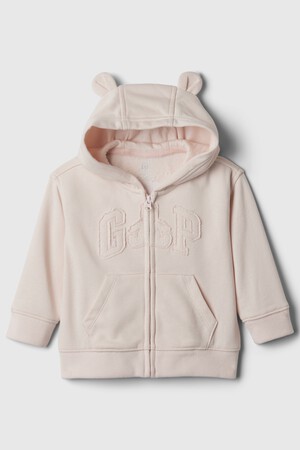 Baby Brannan Bear Logo Full-Zip Hoodie