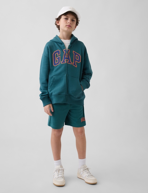 Kids Relaxed Gap Logo French Terry Pull-On Shorts