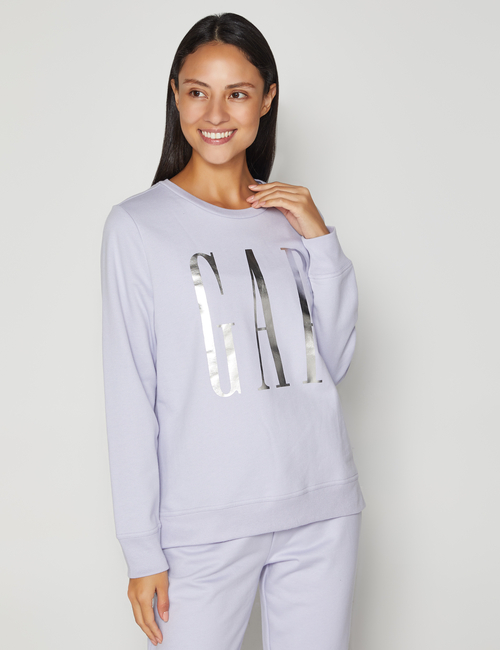 Metallic Gap Logo Sweatshirt