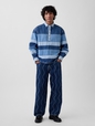 Gap × HFR Stripe Denim Polo Shirt by Daveed Baptiste