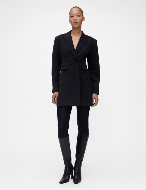 GAP STUDIO SATIN BLAZER DRESS