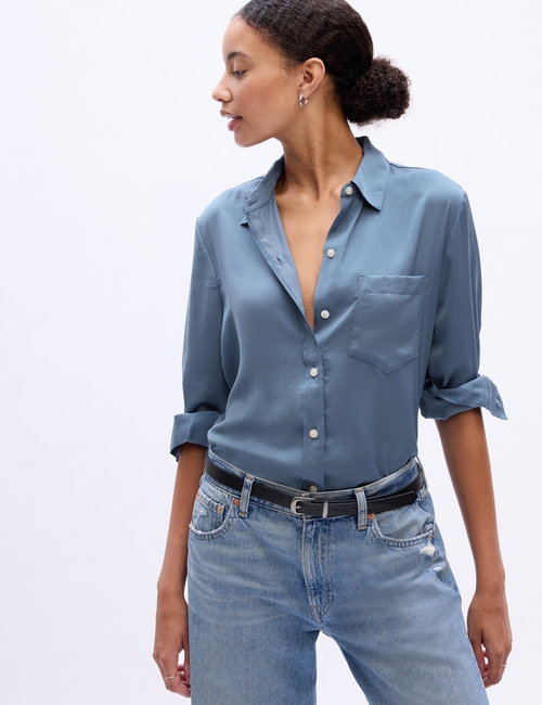 Satin Easy Shirt