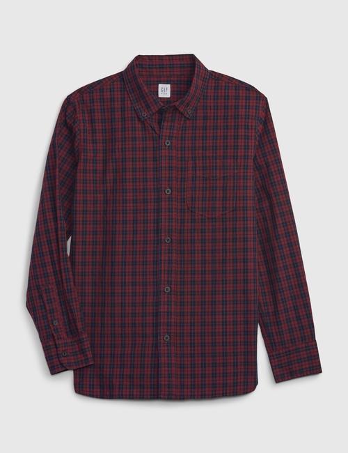 Kids Poplin Button-Down Shirt