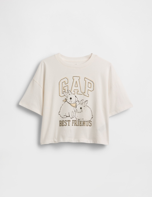 Kids Oversized Graphic Logo T-Shirt