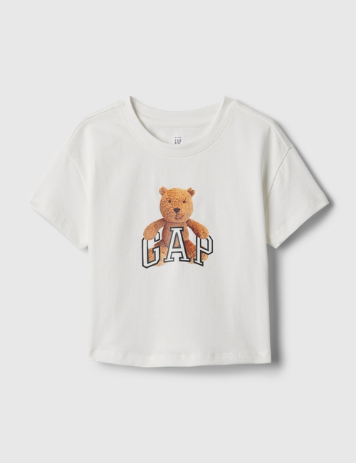 Toddler Organic Cotton Brannan Bear Arch Logo T-Shirt