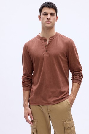 Everyday Soft Henley T-Shirt
