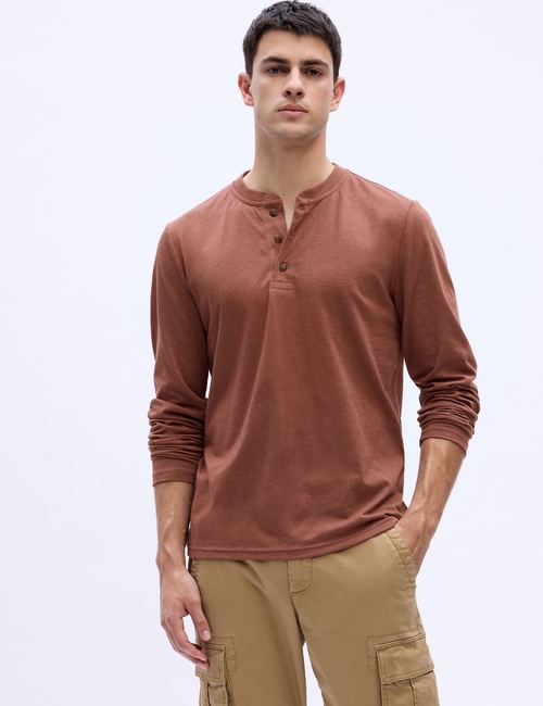 Everyday Soft Henley T-Shirt
